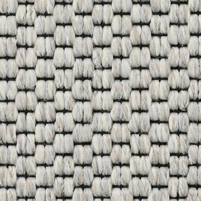 Teppichboden BODENMEISTER "Turania, Strukturschlinge - Uni Farben, Made in Netherlands", grau (silber, grau weiß), B:400cm H:5,3mm L:600cm, Polypropylen, Teppiche, Wohnzimmer, Schlafzimmer, Kinderzimmer, Breite 400/500 cm Image