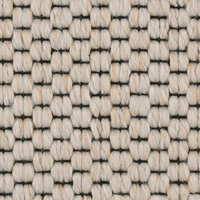 Teppichboden BODENMEISTER "Turania, Strukturschlinge - Uni Farben, Made in Netherlands", weiß (weiß beige), B:400cm H:5,3mm L:600cm, Polypropylen, Teppiche, Wohnzimmer, Schlafzimmer, Kinderzimmer, Breite 400/500 cm Image