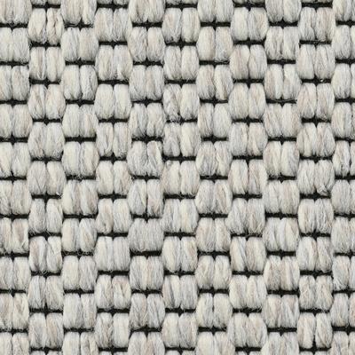 Teppichboden BODENMEISTER "Turania, Strukturschlinge - Uni Farben", grau (silber, grau weiß), B:500cm H:5,3mm L:200cm, Polypropylen, Teppiche, Wohnzimmer, Schlafzimmer, Kinderzimmer, Breite 400/500 cm Image
