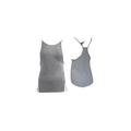 Puma Dancer Drapey Light Grey Womens Thin Strap Tee Tank Top 515120 04 RW26 Textile - Size UK 12