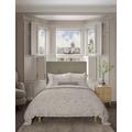 M&S Darya Bird Jacquard Bedding Set - DBL - Silver Grey, Silver Grey