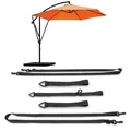 Protection contre le vent pour grands parasols en porte-à-faux sangle coupe-vent pour parapluie de