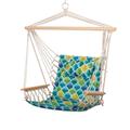 Dakota Fields American Flag Chair Hammock Polyester/Cotton in Gray/Green/Blue | 40.5 H x 29.5 W x 19 D in | Wayfair