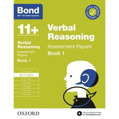 Bond 11+: Bond 11+ Verbal Reasoning Assessment Papers 10-11 years Book 1
