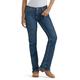 Wrangler Damen Q-Baby Mid Rise Boot Cut Ultimate Riding Jeans - - 5W x 34L