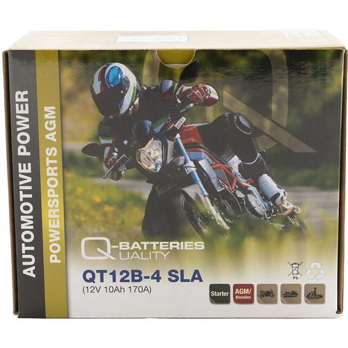 QT12B-4 agm Motorradbatterie 12V 10Ah 170A inkl. 7,50 € Pfand – Q-batteries