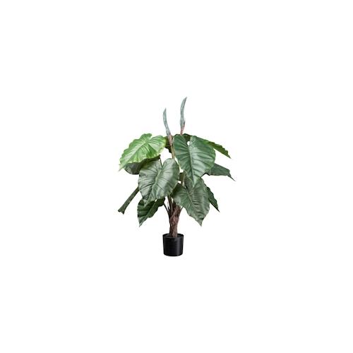 CREATIV green Künstliche Pflanze Taropflanze 92cm im Topf