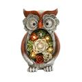 Chok Owl Garden Statue Decor Resin Garden Decorations Pathway Outside Patio Lawn Decor to Scare Birds Away