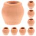 8pcs Mini Clay Planter Pots Small Ceramic Succulents Planter Pots Mini Ceramic Plant Pot