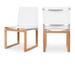 Meridian Furniture Tulum Off White Water Resisting Outdoor Dining Side Chair