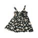 ZRBYWB Girl Dress Casual Summer Scoop Neck Sleeveless Floral Flowy Print Plain Sundress Beach Dress Cute Dresses For Girl