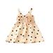 ZRBYWB Girl Dress Casual Summer Scoop Neck Sleeveless Floral Flowy Print Plain Sundress Beach Dress Cute Dresses For Girl