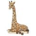 GxIne 4 Inch Tall Polystone Laying Giraffe Figurine