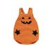 Infant Baby Boy Girls Suspenders Jumpsuit Halloween Pumpkin Print Sleeveless Knit Romper Newborn Cute Fall Clothes