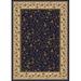 1593-1177-NAVY Como Rectangular Navy Blue Traditional Italy Area Rug 8 ft. W x 8 ft. H