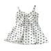 ZRBYWB Girl Dress Casual Summer Scoop Neck Sleeveless Floral Flowy Print Plain Sundress Beach Dress Cute Dresses For Girl