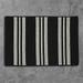 Colonial Mills Rug 9 x 12 ft. Sunbrella Southport Stripe Braided Rug Black