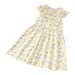 Tosmy Nighggowns For Girls Clothes Pajamas Princess Sleepwear Flutter Sleeve Dresses Party Dresses