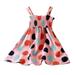 Tosmy Girls Clothes Casual Dress Summer Scoop Neck Sleeveless Floral Flowy Print Plain Sundress Beach Dress Party Dresses