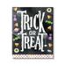 Stupell Industries Trick Or Treat Halloween Candy Holiday Painting Gallery Wrapped Canvas Print Wall Art