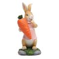 Easter Bunny Couple Decorations Spring Easter Rabbit Decors Figurines Tabletopper Decorations for Party Home Holiday Cute Rabbit Easter Day Couple Gifts Decorations