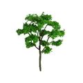 Linyer Miniature Plastic Artificial Decoration Trees Simulated Fake Plant Handmade Landscape Layout Ornament for Outdoor Garden