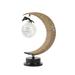 Dengmore Warm Small Night Light Unique Design Table Lamp Night Light Moon Light LED Ball Light Bedroom Decoration Table Lamp