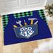 Happy Fathers Day Welcome Decorative Doormat Seasonal Winter Xmas Low-Profile Rug Switch Mat for Outdoor(A064 S)