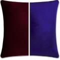 26 x 26 Throw Pillow - Mauve Purple: 2 PCS / 4 Sided. Luxurious Premium Down Feather Fill w/ Reversible Cover Microsuede/Microplush Fabric. Forever Fluffy Beautiful & Supportive. Soft & Comfy.