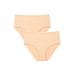 Plus Size Women's Everyday Smoothing Brief by Comfort Choice in Nude (Size 14)