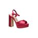 Women's Harbour Pump by Halston in Hot Pink (Size 8 1/2 M)