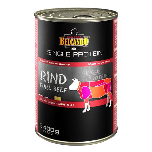 6x 400g Single Protein Rind Belcando Hundefutter nass