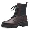 Tamaris Damen Schnürstiefel Leder; BORDEAUX/rot; 40 EU