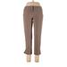 Amanda + Chelsea Casual Pants - High Rise Boot Cut Boot Cut: Tan Bottoms - Women's Size 10