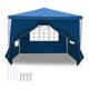 Pavillon Pavillons & Partyzelte 3x3m Langlebig Festzelt Partyzelt Einfache Montage Camping - Blau