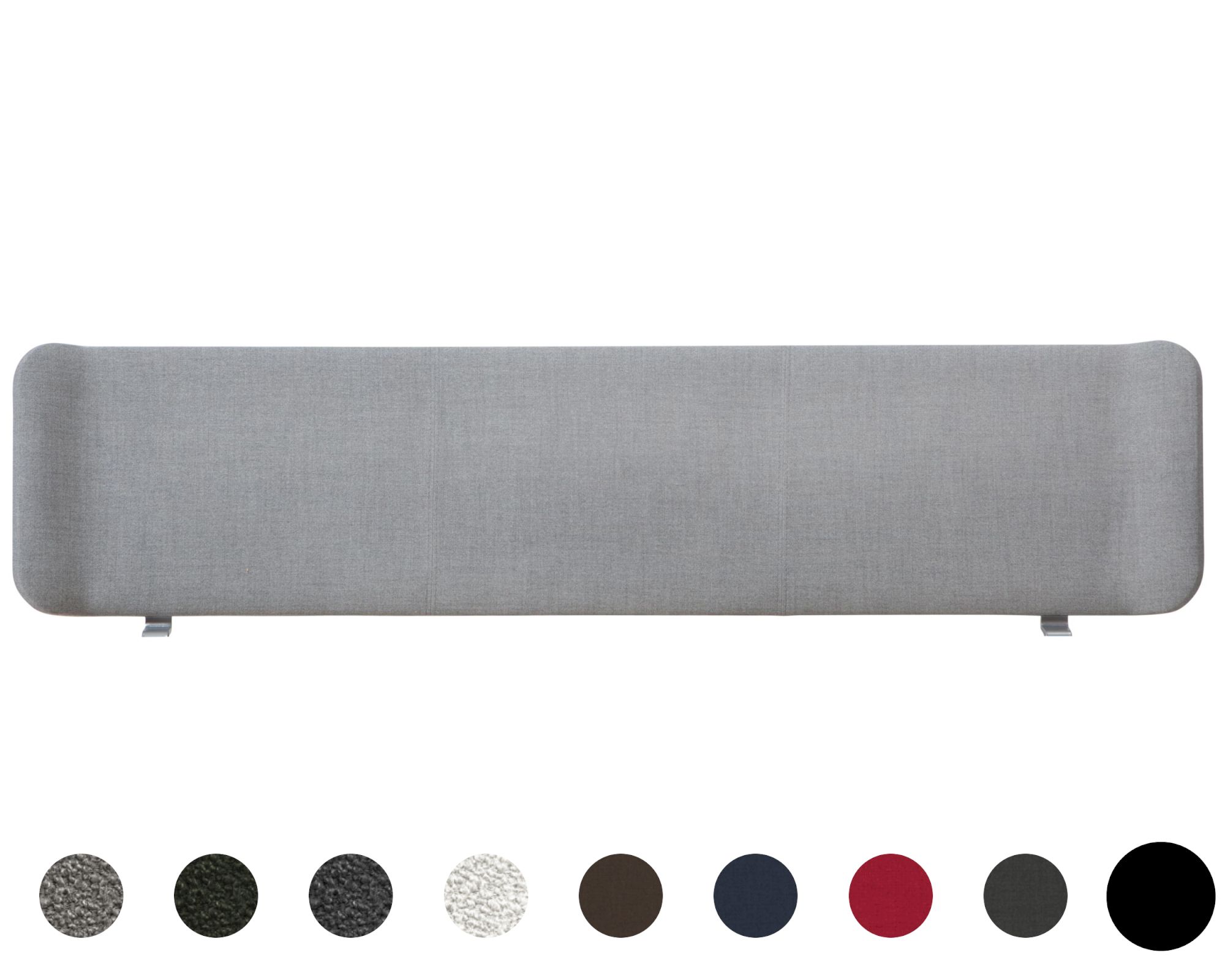 Hasena Top-Line Kopfteil Boga 100 cm / PK3 Velluto 740 grey Image