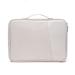 TureClos Laptop Sleeve Case Notebook Protective Handbag Zipper Closure Nylon Computer Carrying Bag Protector For Tablet Pouch White 12.9-13 inch