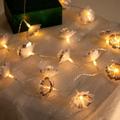 BNYhome Floral Fairy String Lights Decorative Indoor 20LEDs Optical Fiber Flower String Lights Garland Home Decoration