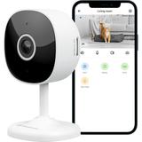 HandReed WiFi Camera 2K Galayou Indoor Home Security Cameras for Baby/Elder/Dog/Pet Camera with Phone app 24/7 SD Card Storage Works with Alexa & Google Home G7