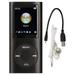 Kizocay MP3 Music Player Slim 1.8 Inch LCD Screen with Earphone Supports MP3 WMA OGG and ACELP (Black)