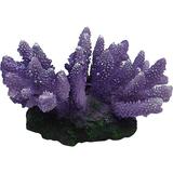 Purple Lilac Artificial Marine Coral Aquarium Fish Tank Decoration Aquatic Habitat Safe Decoration | Underwater Sea Plants Resin Coral Ornament Decoration for Fish Tank Landscape