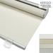 Keego Cordless Roller Shades Light Filtering Blinds for Windows Room Darkening Rolled Up Shades UV Protection Window Shades Door Blinds for Home and Office(Ivory 62 W x 72 H)