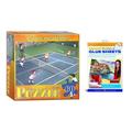 Bundle of 2 |Eurographics Tennis - Junior League Puzzle 60-Piece + Smart Puzzle Glue Sheets