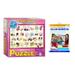 Bundle of 2 |Eurographics Cake Pops Puzzle 100-Piece + Smart Puzzle Glue Sheets