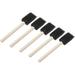 Letter Stamp 50pcs Sponge Painting Brushes Foam Sponge Brushes with Wood Handle Foam Brush Set for Childrens Drawing Graffiti Black Kids Stamps