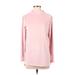 Lands' End Pullover Sweater: Pink Solid Tops - Women's Size X-Small