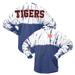 Women's Navy Auburn Tigers Tie-Dye Long Sleeve Jersey T-Shirt