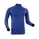 Damartsport Activebody 4 Zip Neck T-Shirt mit langen Ärmeln Herren XL Blau - Myosotis