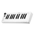 KOCAN MIDI Control Keyboard, SMK-25mini MIDI Keyboard Rechargeable 25-Key MIDI Control Keyboard Mini Portable USB Keyboard MIDI Controller with 25 Velocity Sensitive Keys 1 Knob