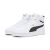 Sneaker PUMA "Caven 2.0 Mid Sneakers Erwachsene", Gr. 44.5, bunt (weiß schwarz gold), Obermaterial: Synthetik, Textil; Futter: Textil; Laufsohle: Gummi, Schuhe
